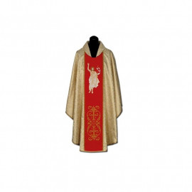 Embroidered chasuble with belt "Risen Jesus" (3)