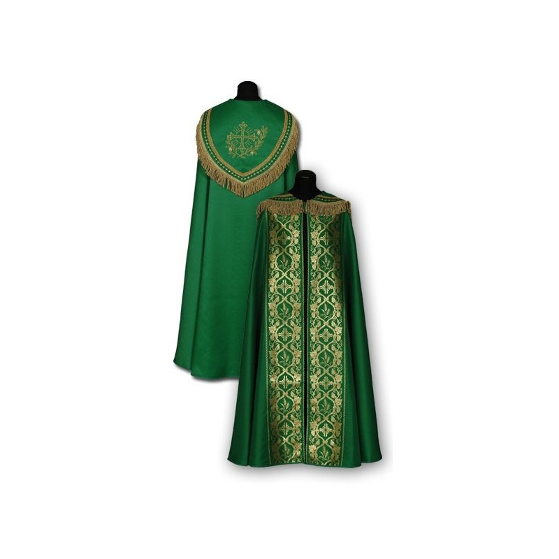 Green cope plus gold stripes - Best Catholic Shop