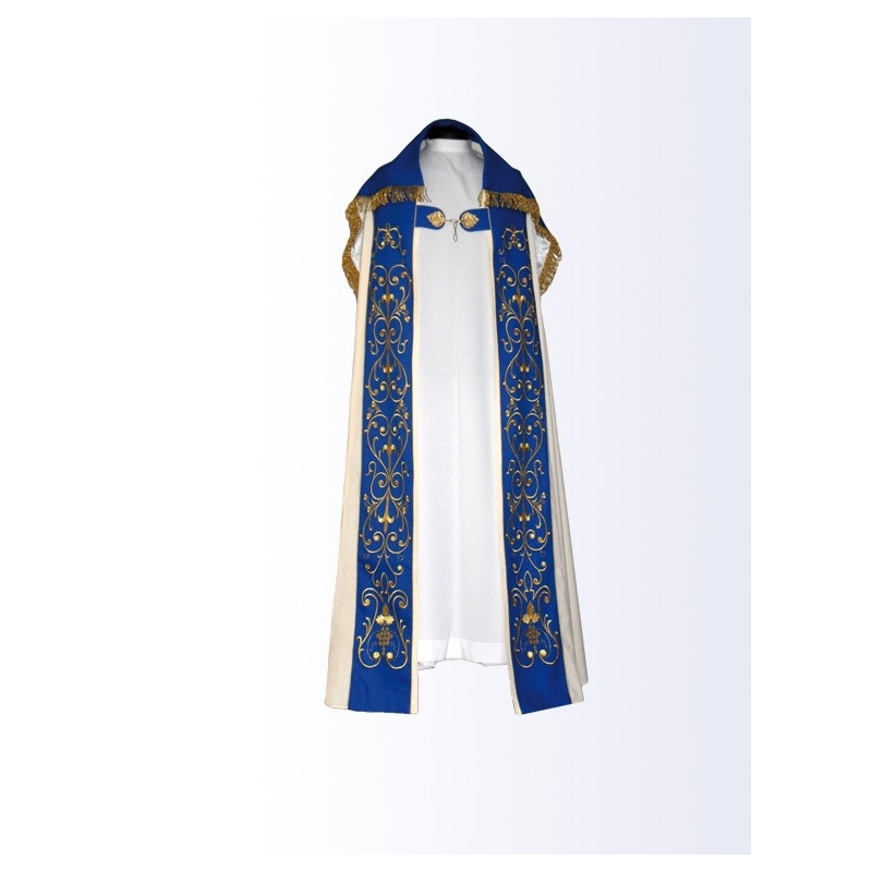 Marian embroidered cope + stole - Best Catholic Shop