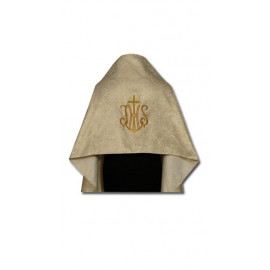 Embroidered veil - brocade fabric (9)