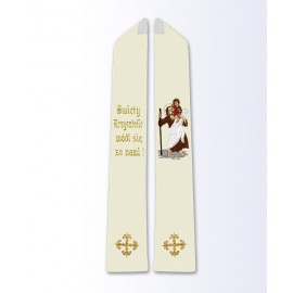 Stole with the image of St. Christopher