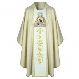 Chasuble with St. Stanislaw Papczynski