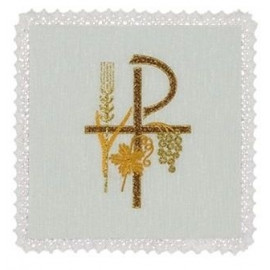 Chalice Pall - with P and grapes embroidery (8)
