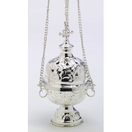 Silver-plated thurible - 18 cm