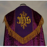 Embroidered cope - IHS (liturgical colours) - rosette - Image 2