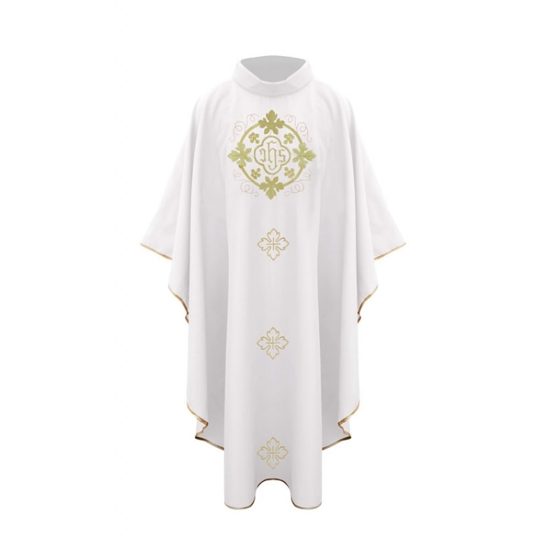 Chasuble with an IHS and crosses - Best Catholic Shop