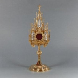 Gilded gothic reliquary