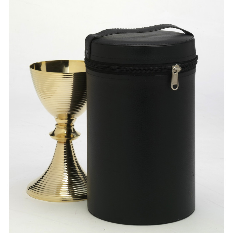 Chalice case and paten - 26 cm. (ecological skin) - Best Catholic Shop