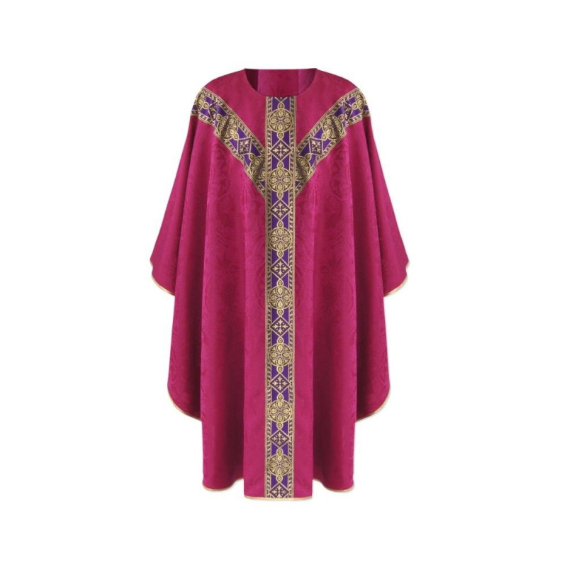 Semi-Gothic Chasuble - pink (44) - Best Catholic Shop