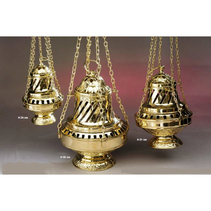 Brass thurible - 4 sizes - Best Catholic Shop