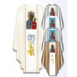 Embroidered chasuble - MB Częstochowska (32)