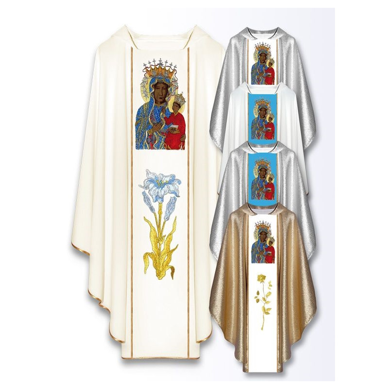 Embroidered chasuble - MB Częstochowska (32) - Best Catholic Shop
