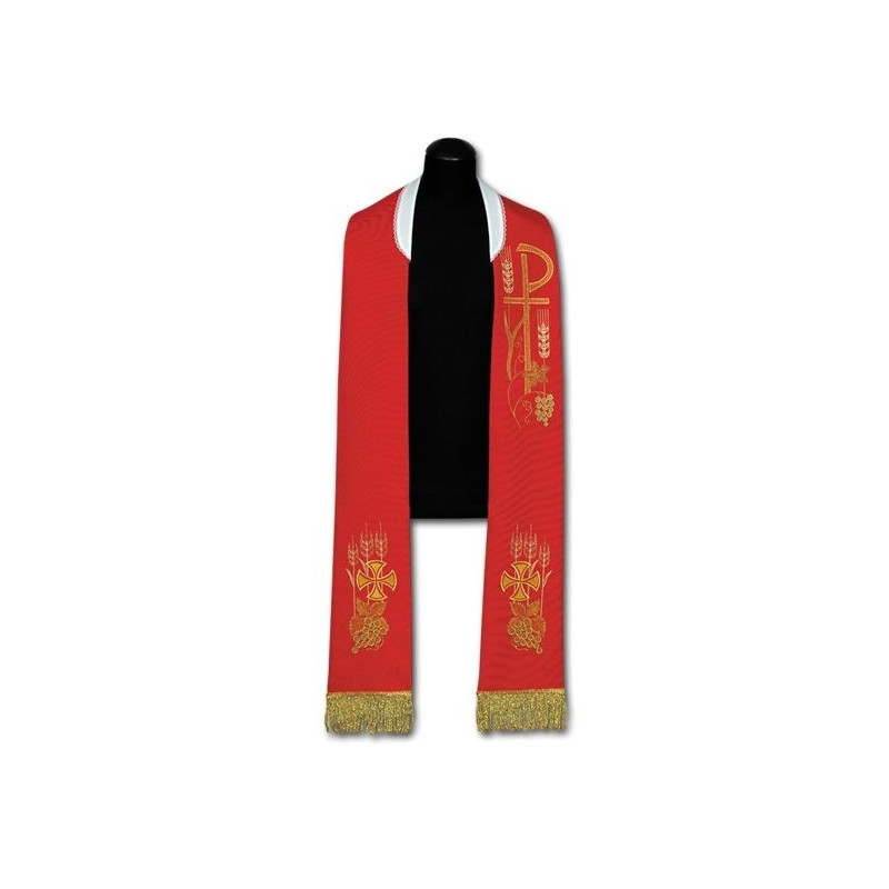 Priest's stole - embroidered (199) - Best Catholic Shop
