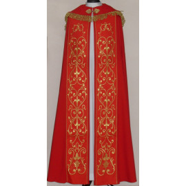 Red cope with IHS + stole