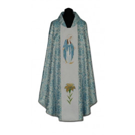 Embroidered chasuble MB Immaculate