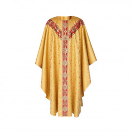 Semi-Gothic golden chasuble (23)