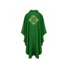 Chasuble with symbol IHS - green - Image 2