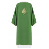 Embroidered dalmatics IHS - green (6) - Image 2