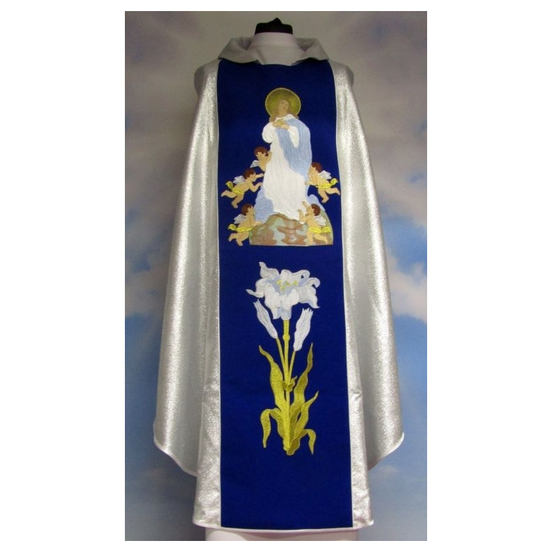 Embroidered chasuble - Our Lady of the Assumption - Best Catholic Shop