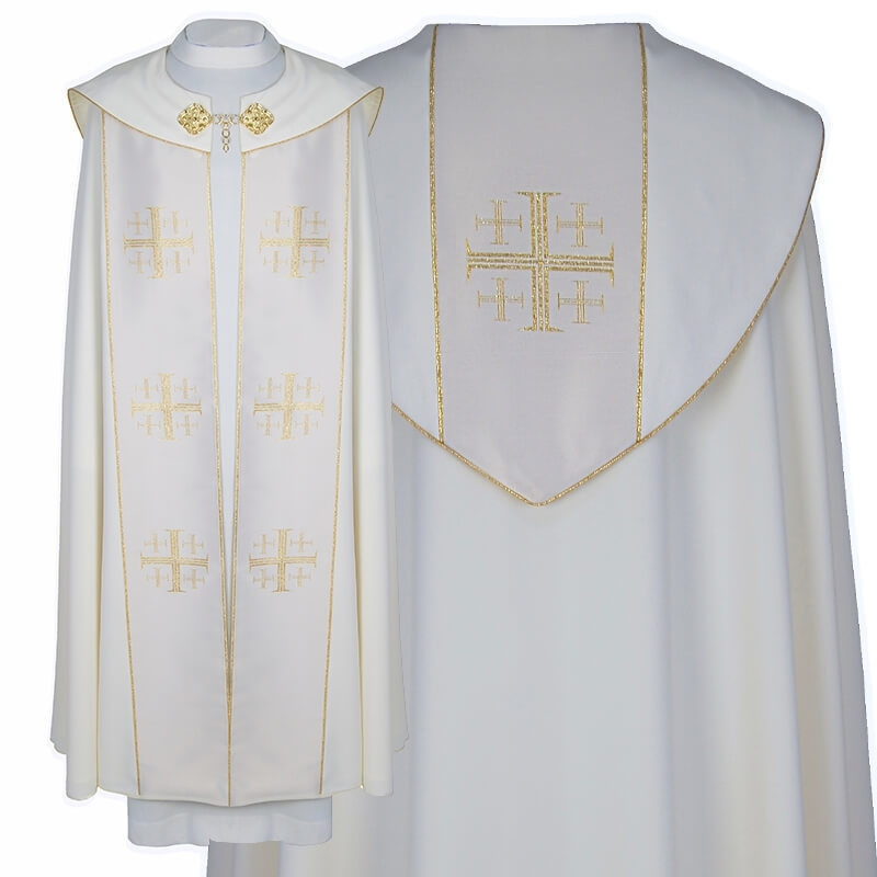 Liturgical cope - Jerusalem Cross (31) - Best Catholic Shop