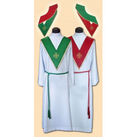 Two-color lecturer (with embroidery)