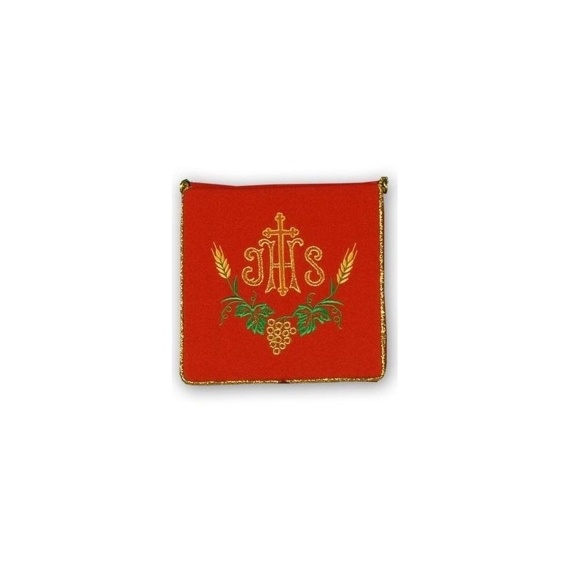 Burse to ailing - red -IHS (6) - Best Catholic Shop