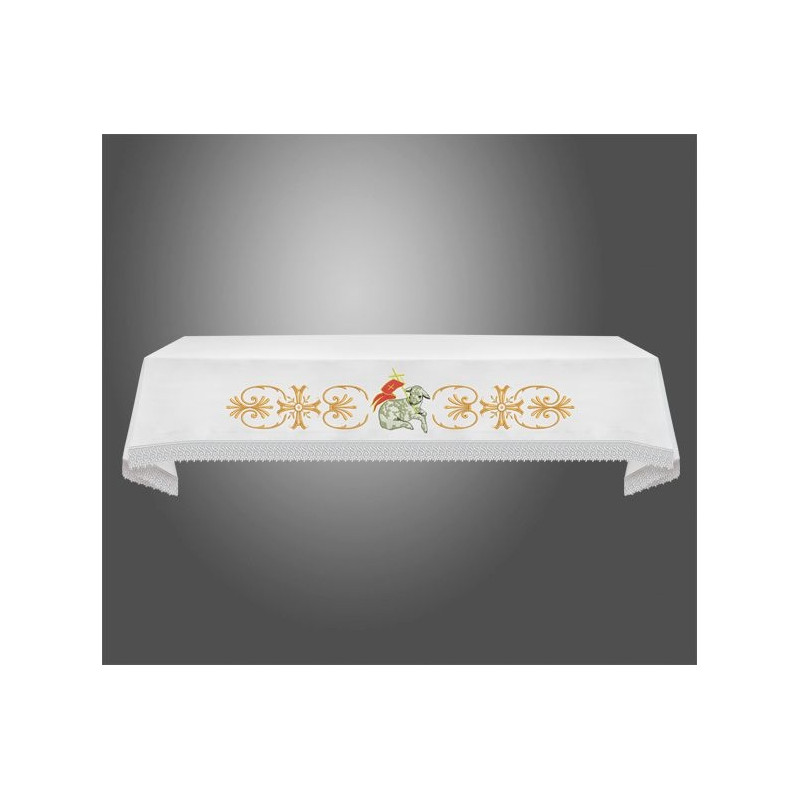 Easter altar tablecloth - Lamb (4A) - Best Catholic Shop