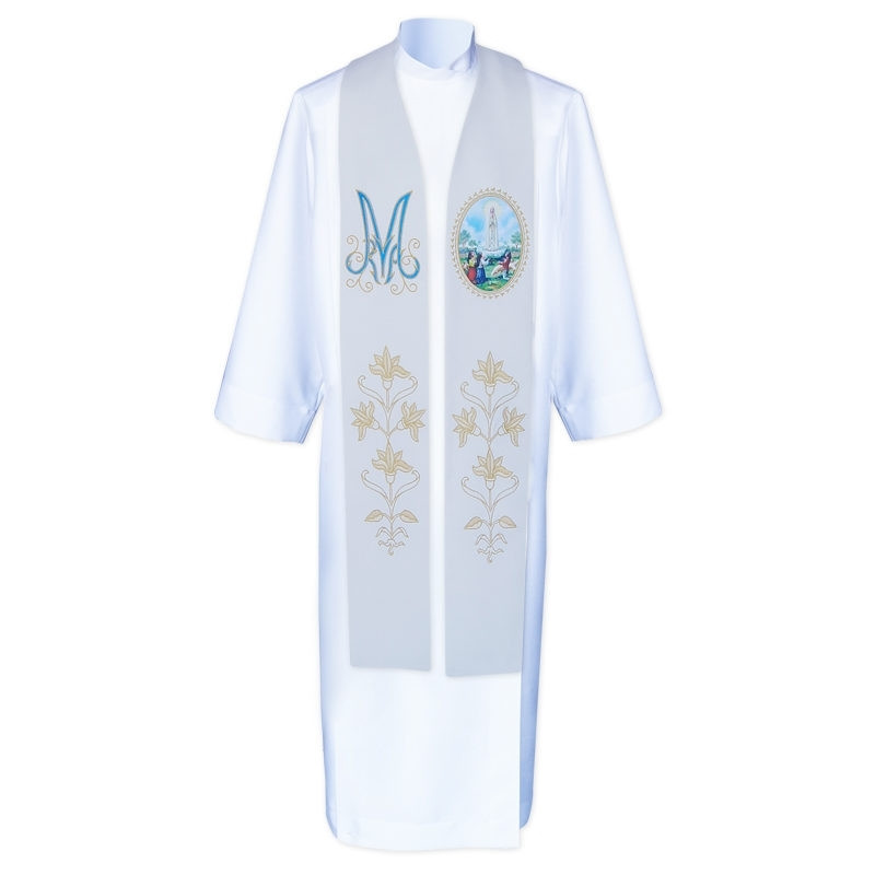 Priest's stole Our Lady of Fatima (1) - Best Catholic Shop
