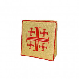 Burse to ailing - Jerusalem crosses, color gold (11)