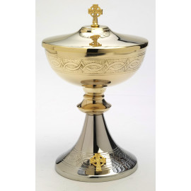Two-color ciborium - 23 cm