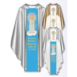 Marian chasuble Queen of the Holy Rosary (424)