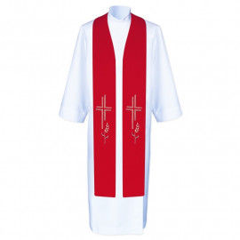 Priest's stole, cross and ears - embroidered (5)