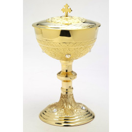 Ciborium with gemstones - 25 cm