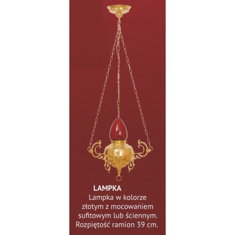 Ceiling or wall mounted sanctuary lamp (3) - Best Catholic Shop
