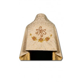 Embroidered humeral veil - brocade fabric (7)