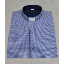 Slim clergy shirt - grenade grille