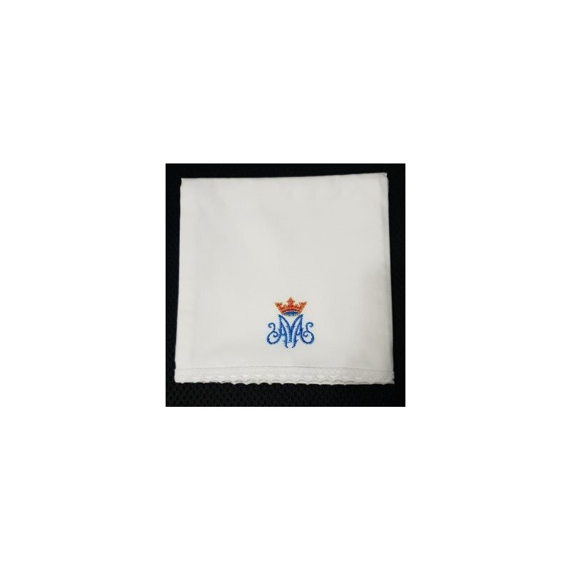 Marian design corporal with crown - 100% cotton - Best Catholic Shop