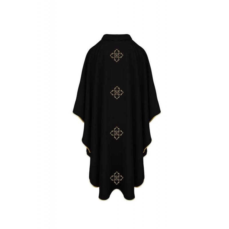 Black Eucharistic chasuble - Best Catholic Shop