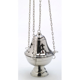 Silver set - boat + thurible (4)