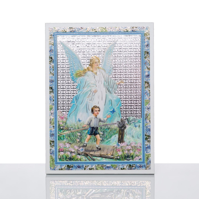 Icon Guardian Angel for a boy (2) - Best Catholic Shop