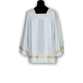 Surplice stretch with gold tape