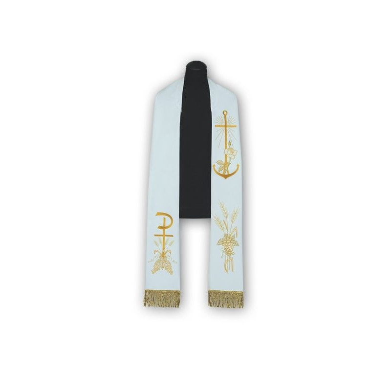 Priest's stole - embroidered (187) - Best Catholic Shop