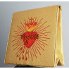 Burse to ailing - Jesus' heart , gold color (25) - Image 2