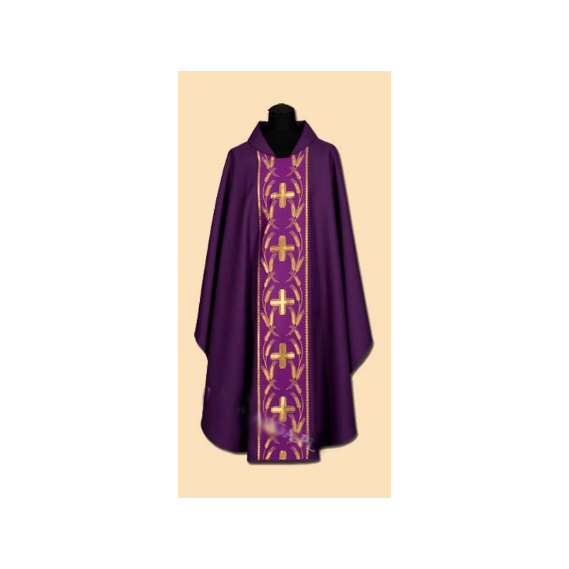 Embroidered chasuble (26A) - Best Catholic Shop