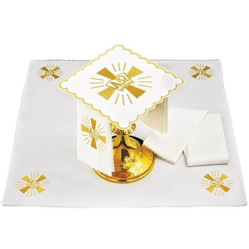 Alpha and Omega chalice linen - 5 - Best Catholic Shop