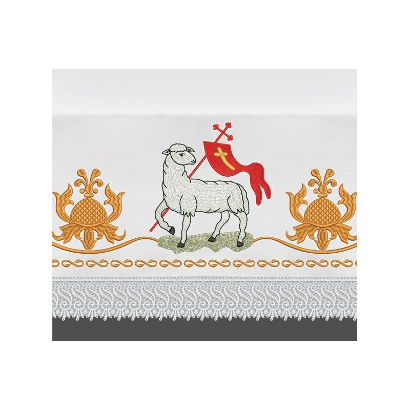 Easter altar tablecloth - Lamb (6) - Best Catholic Shop