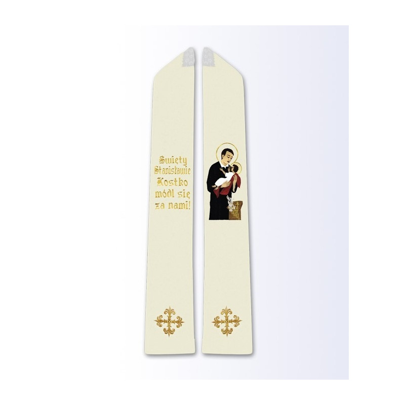 Stole with the image of St. Stanislaw - Best Catholic Shop