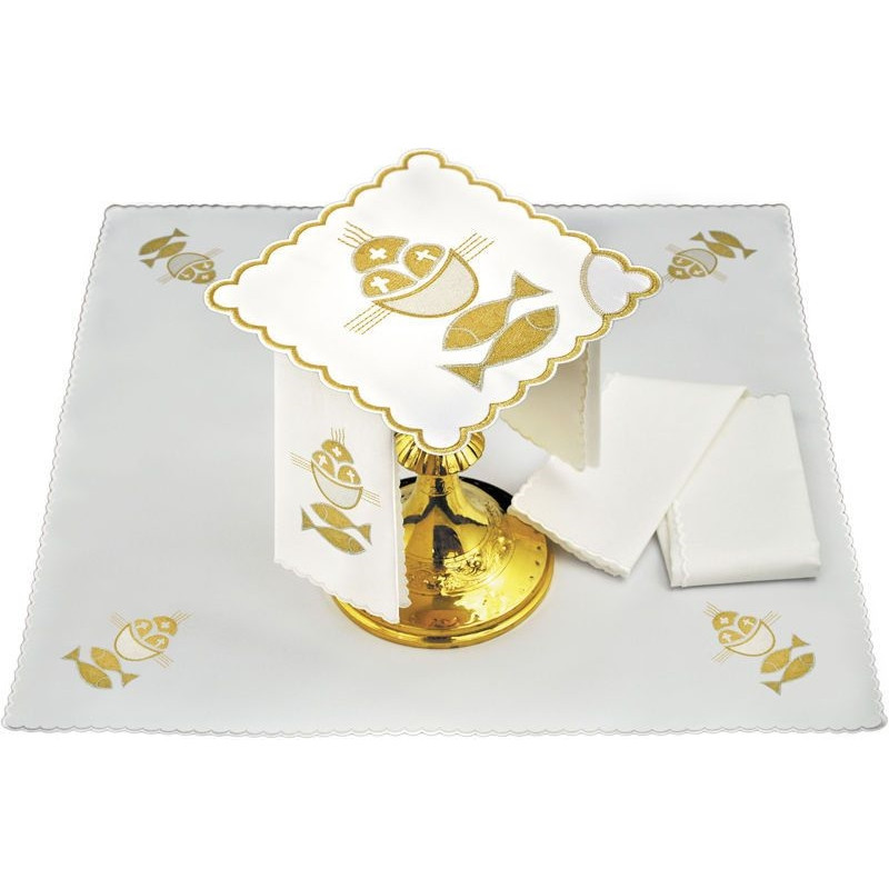 Chalice linen Fish - 13 - Best Catholic Shop
