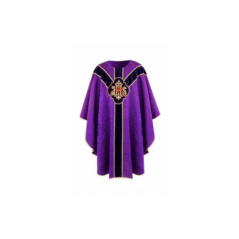 Semi-Gothic Chasuble - purple (35) - Best Catholic Shop