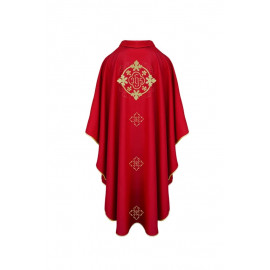 Chasuble with IHS and crosses
